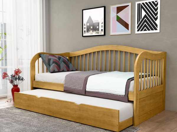 Bicama madeira maciça: a solução para quem tem pouco espaço no quarto