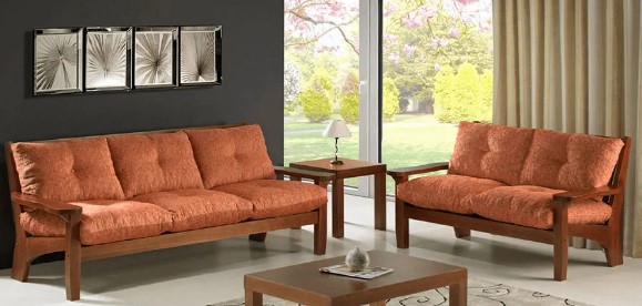 Como escolher o melhor sofá fixo de madeira maciça para sua sala de estar