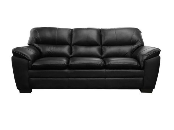 Como transformar a sala com um sofá de couro 3 lugares?