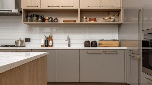 Peças-chave para uma cozinha organizada e estilosa: armários e balcões essenciais