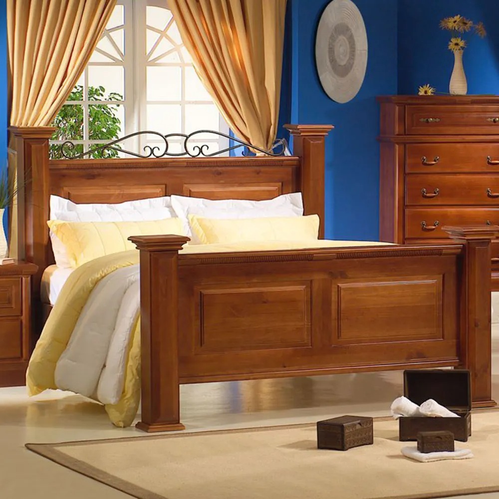 Cama King Size com Cabeceira: Conforto Majestoso para Quartos Amplos