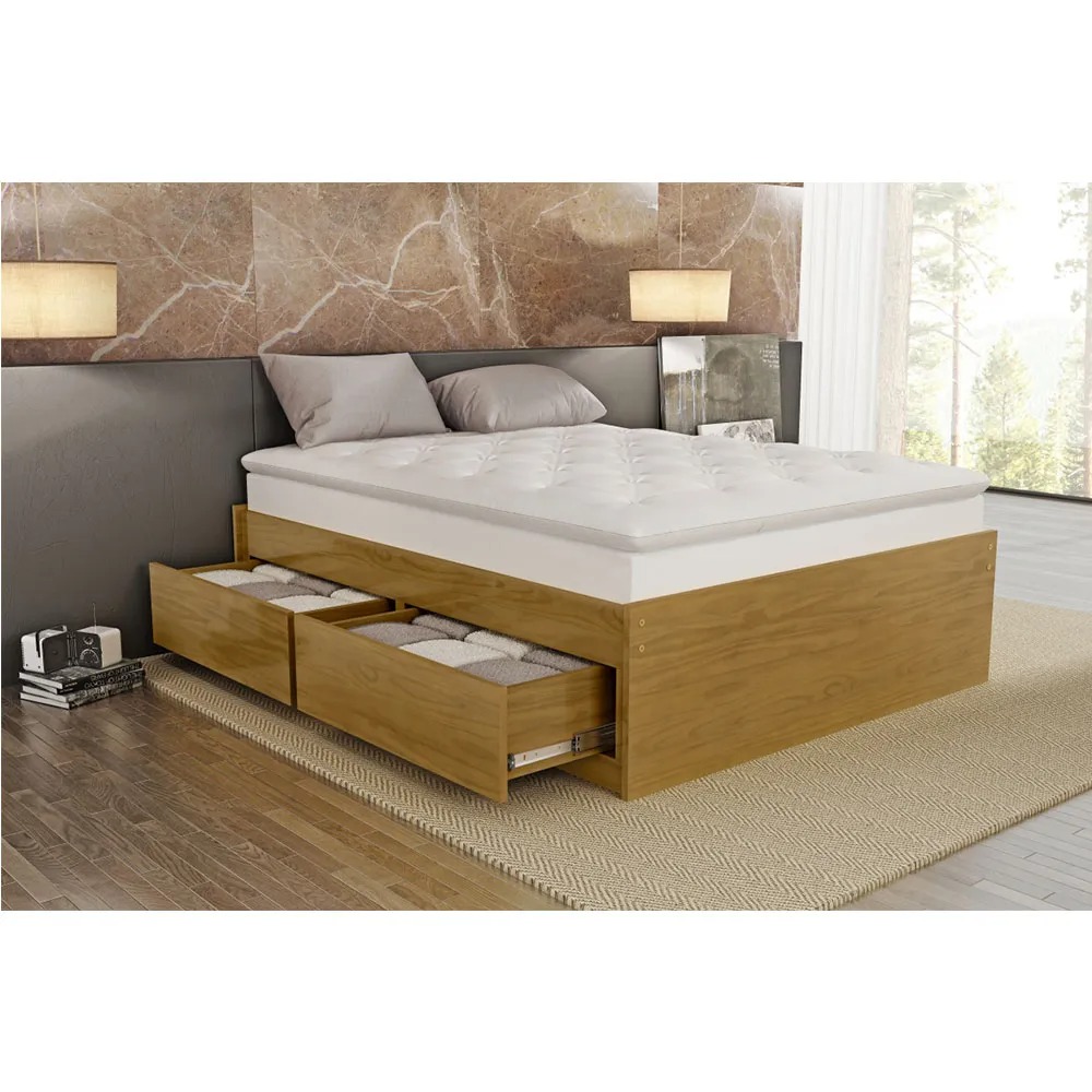 Camas de Madeira Maciça Casal: Conforto e Estilo em uma Escolha