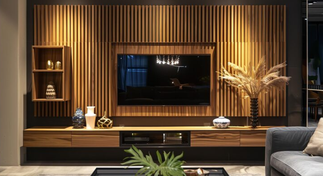 Estratégias criativas para usar um painel de madeira para tv na decoração